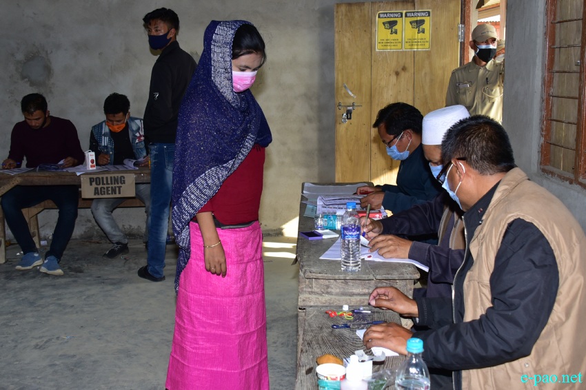 Polling  for Second phase of 12th Manipur Assembly Election :: March 05 2022