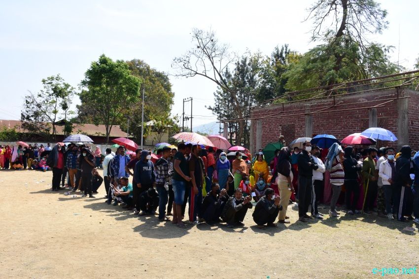 Polling  for Second phase of 12th Manipur Assembly Election :: March 05 2022