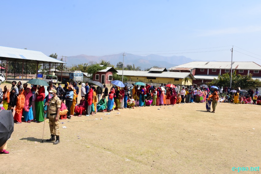 Polling  for Second phase of 12th Manipur Assembly Election :: March 05 2022