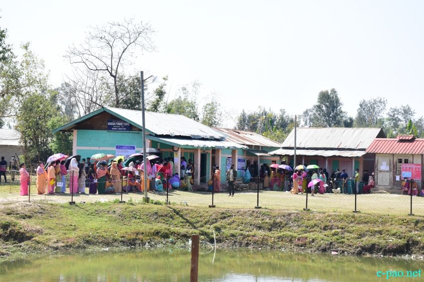 Polling  for Second phase of 12th Manipur Assembly Election :: March 05 2022