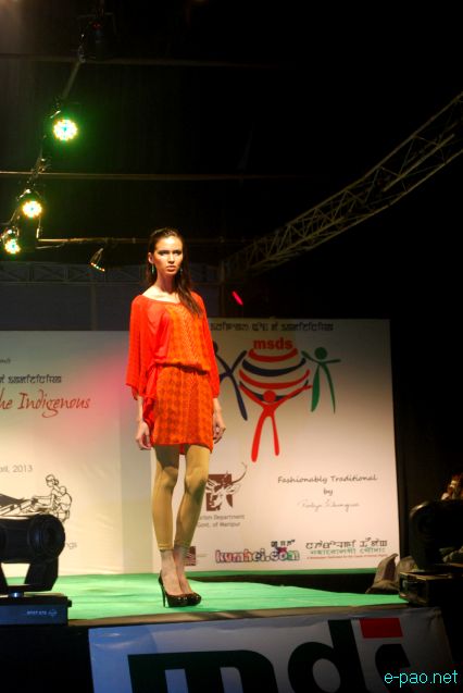 'Elegance of the Indigenous- A Showcase of Manipur Ethnic Attires' with Ten foreign models at BOAT, Imphal :: 27 April 2013