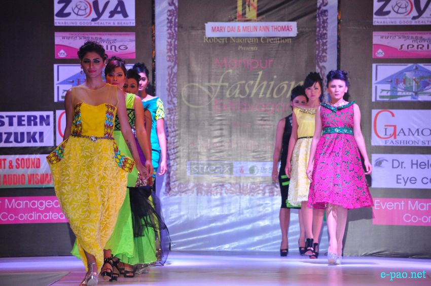 2nd Manipur Fashion Extravaganza 2014 : By Stylist Robert Naorem at 1st Manipur Rifles Parade Ground :: January 11 2014