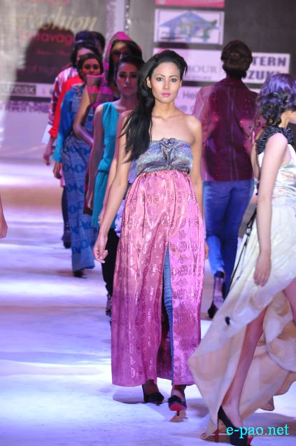 2nd Manipur Fashion Extravaganza 2014 : By Stylist Robert Naorem at 1st Manipur Rifles Parade Ground :: January 11 2014