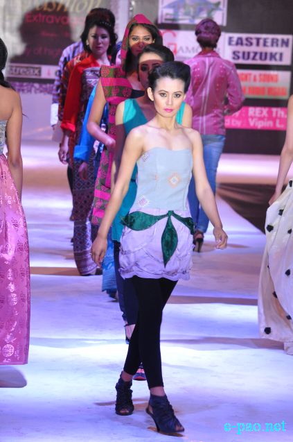 2nd Manipur Fashion Extravaganza 2014 : By Stylist Robert Naorem at 1st Manipur Rifles Parade Ground :: January 11 2014