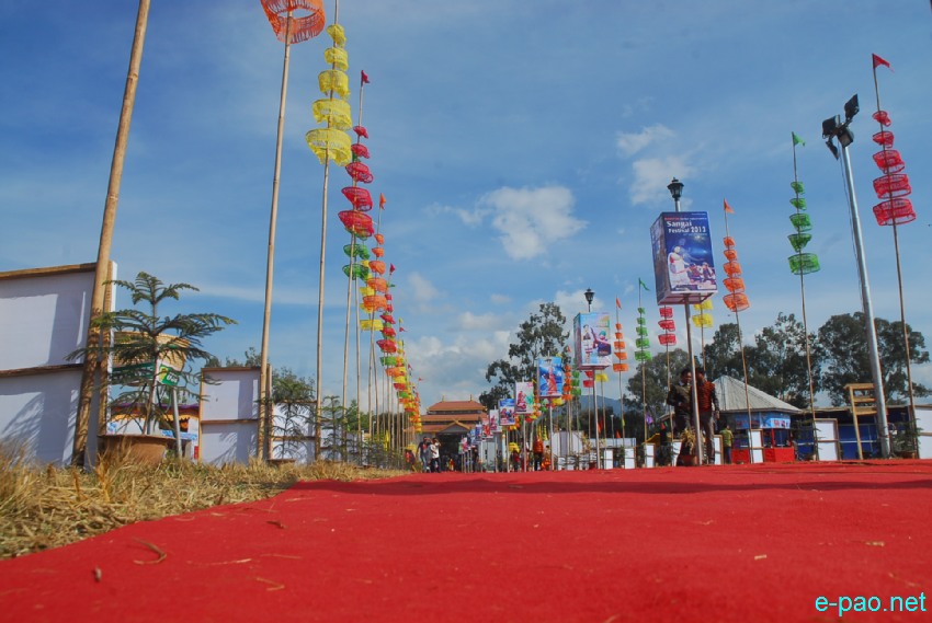 Day 7 :  Scenes and sights at the main venue, Hapta Kangjeibung at Manipur Sangai Tourism Festival 2013 :: November 27 2013