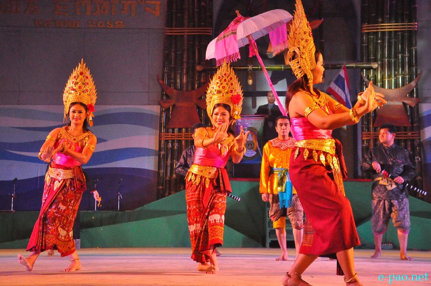 Day 8 : Cultural Dance from Thailand  performance  at Manipur Sangai Tourism Festival 2013  at BOAT, Imphal :: November 28 2013