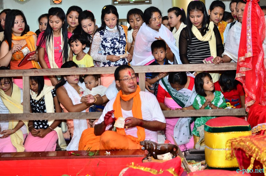 Bor festival at the temple of Hiyangthang Lairembi :: October 02, 2014