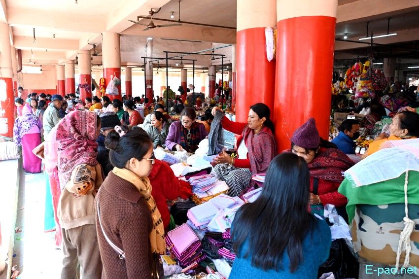 Emoinu Festival Shopping at Khwairamband Ema Keithel, Imphal :: 31st December 2025