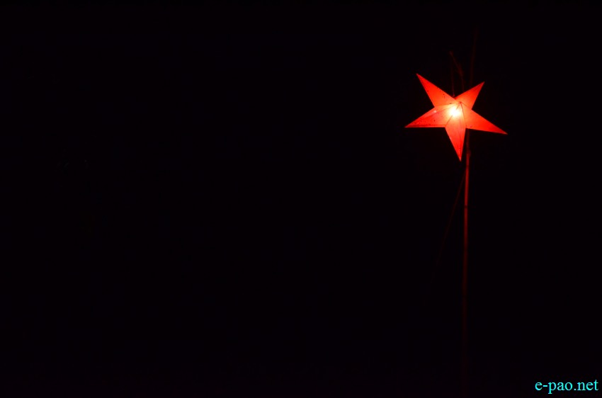 An X-mas Star at Lamphel on 19 December 2017