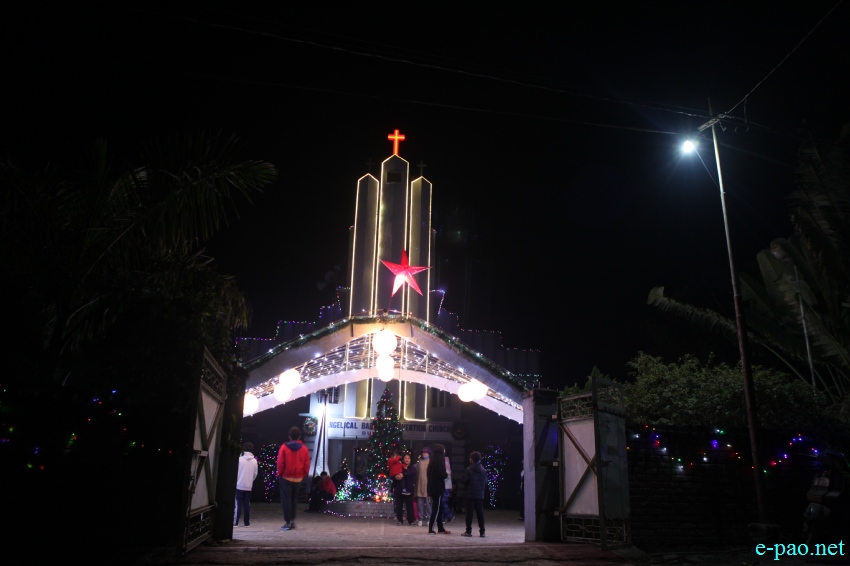  Festive mood around Churachandpur (Lamka) town on coming of Christmas :: 12th December 2020   