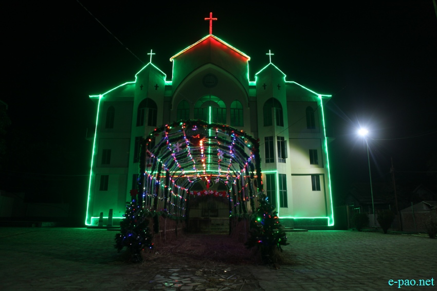  Festive mood around Churachandpur (Lamka) town on coming of Christmas :: 12th December 2020  .       