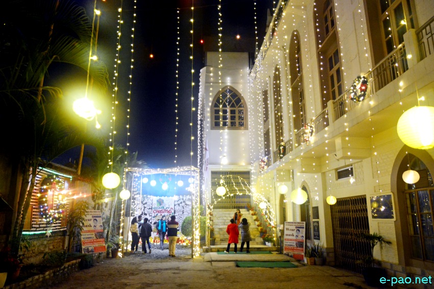 Festive mood around Imphal City on occassion of Christmas :: 25th December 2021