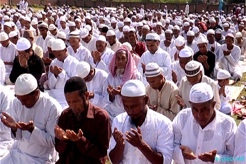 Eid-ul-Zuha observed by Muslim community at Lilong, Thoubal District :: 25 September 2015