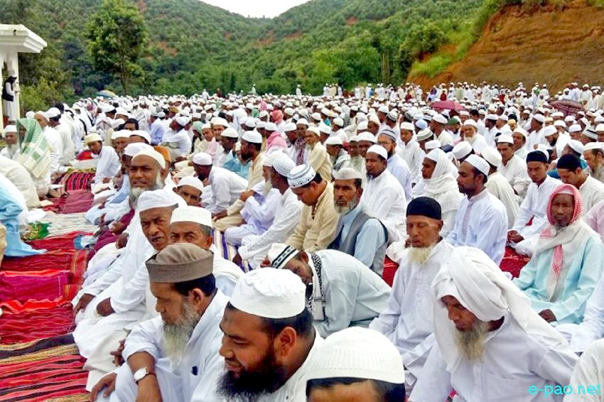 Eid-ul-Zuha observed by Muslim community at Thoubal Moijing, Sangaiyumfam and Changamdabi :: 13 September 2015
