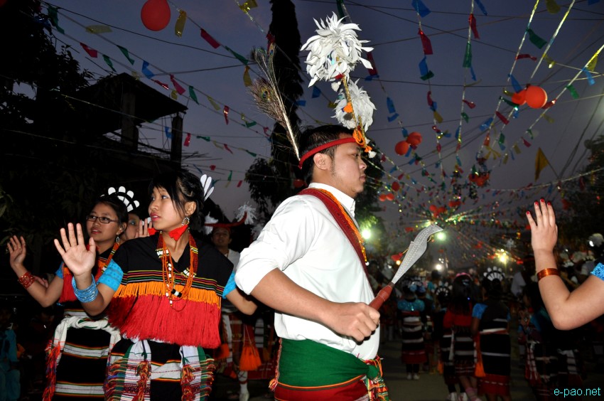 Gaan Ngai (biggest festival of Zeliangrong) celebration at Ragailong, Near Minuthong, Imphal :: January 27, 2012