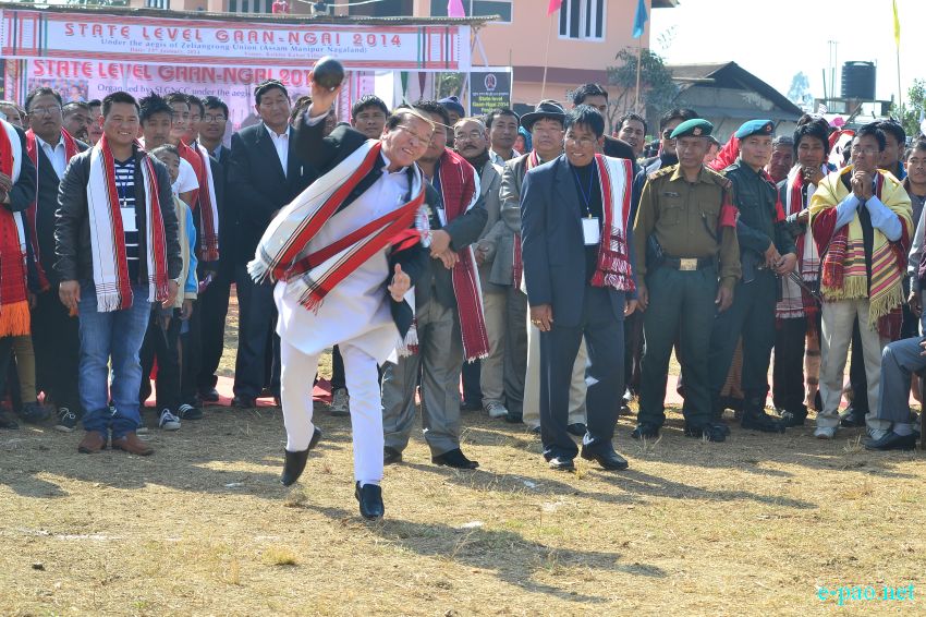State level Gaan-Ngai 2014 at Keikhu, Kabui Village :: January 13, 2014