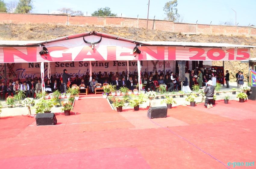 Lui-Ngai-Ni - seed sowing festival of Nagas of Manipur - organized at Senapati public ground :: 15 February 2015