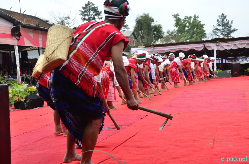 A cultural show during Lui-Ngai-Ni at Senapati on 15 February 2015