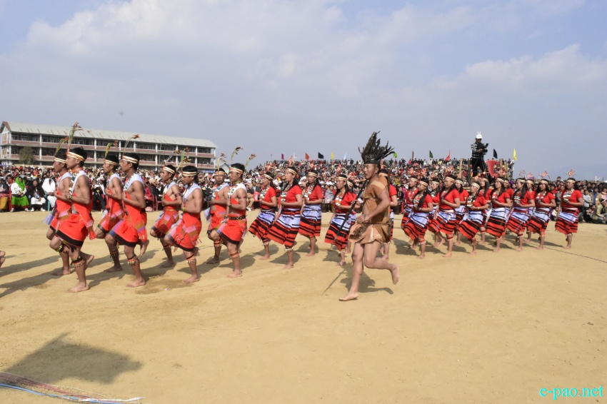 Tangkhul War Dance at Lui-ngai-ni at TNL ground, Ukhrul  :: Feb 15 2016
