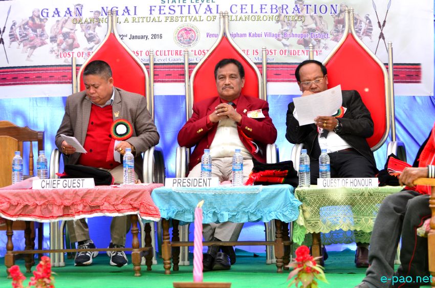 Gaan-Ngai - A ritual festival of Zeliangrongs at Maibam Kabui Khul, Nambol   ::  January 22 2016