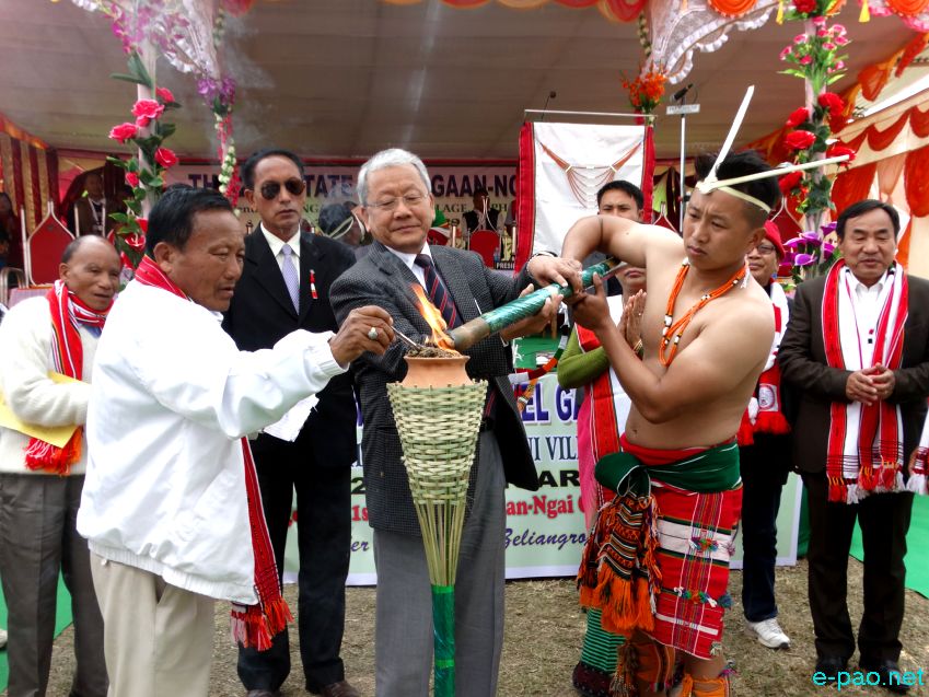 Gaan-Ngai - A ritual festival of Zeliangrongs at Changangei Kabui Village , Imphal West ::  January 22 2016