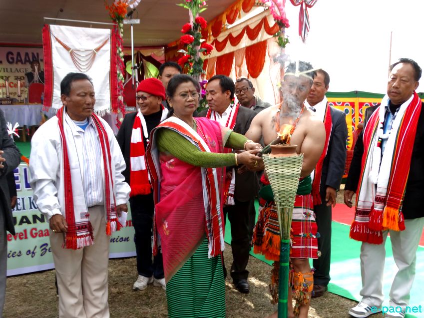 Gaan-Ngai - A ritual festival of Zeliangrongs at Changangei Kabui Village , Imphal West ::  January 22 2016