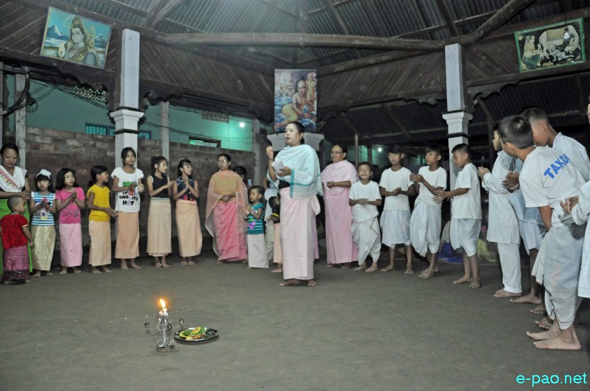 Joydeva Chongba in connection with Kang at Bamon Leikai, Imphal  :: June 30, 2017