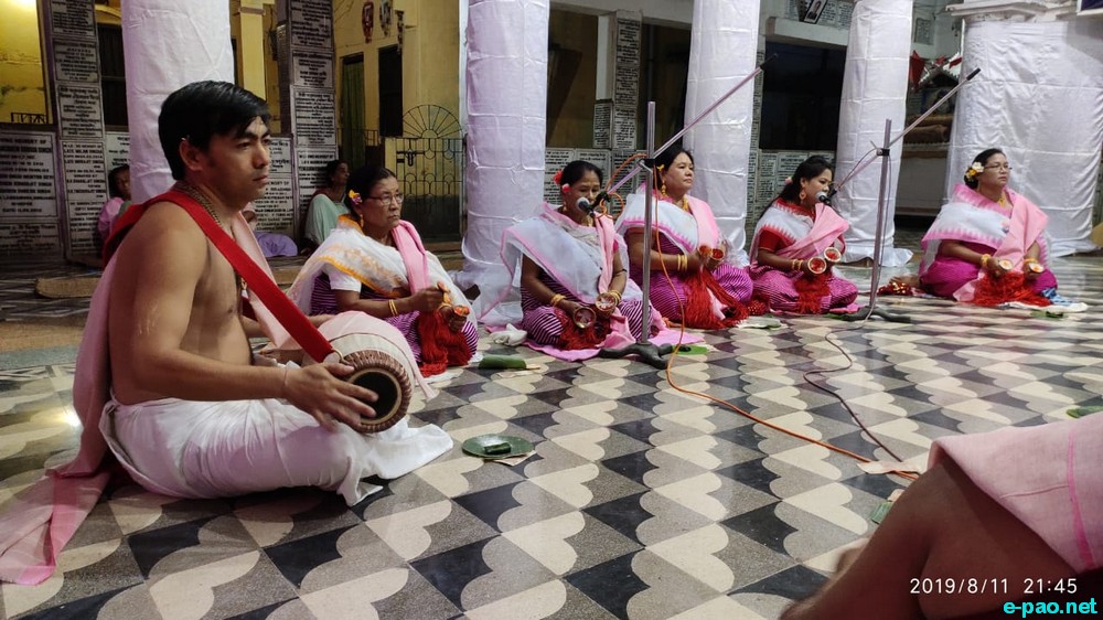 Jhulon  at Manipur Rajbari, Nabadwip in West Bengal ::  11th till 15th August 2019