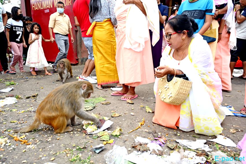 Krishna Janma or Janmasthami festival celebrated at Mahabali Hanuman Thakur Mandir, Imphal :: 19th August 2022