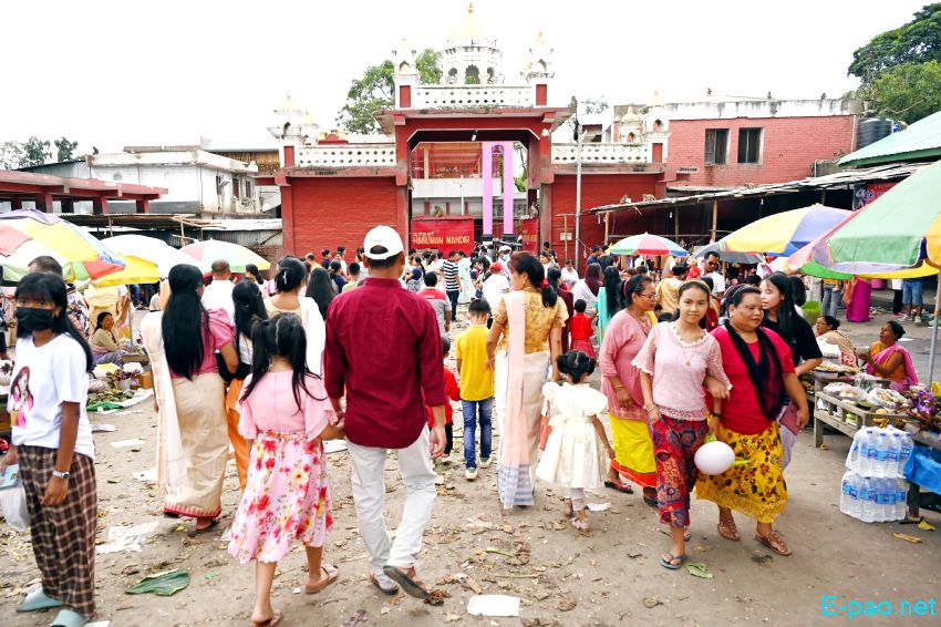 Krishna Janma or Janmasthami festival celebrated at Mahabali Hanuman Thakur Mandir, Imphal :: 19th August 2022