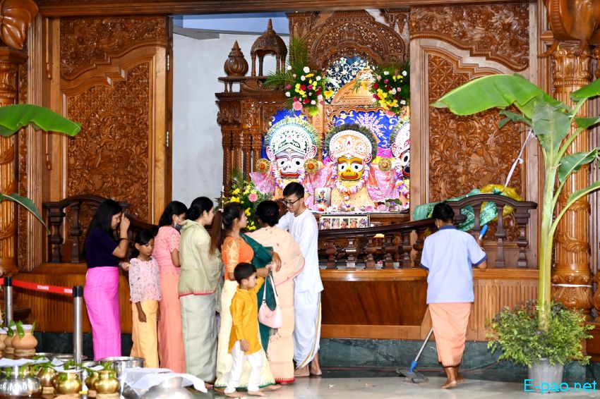 Krishna Janma or Janmasthami festival celebrated at ISKCON Temple, Imphal :: 19th August 2022