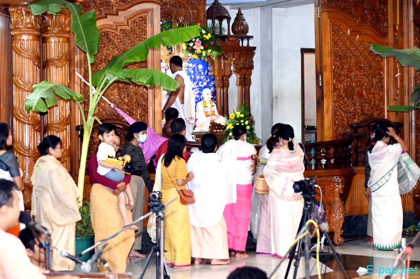 Krishna Janma or Janmasthami festival celebrated at ISKCON Temple, Imphal :: 19th August 2022