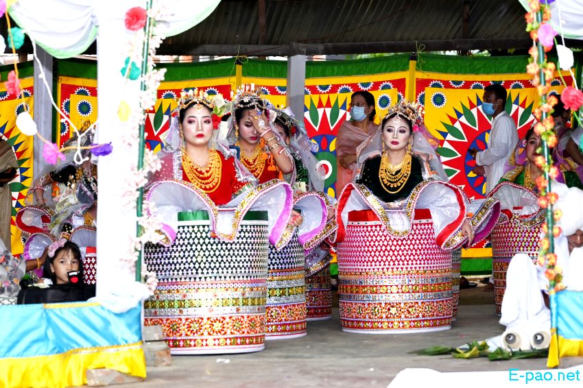Krishna Janma or Janmasthami festival celebrated at ISKCON Temple, Imphal :: 19th August 2022