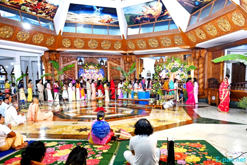 Krishna Janma or Janmasthami festival celebrated at ISKCON Temple, Imphal :: 19th August 2022