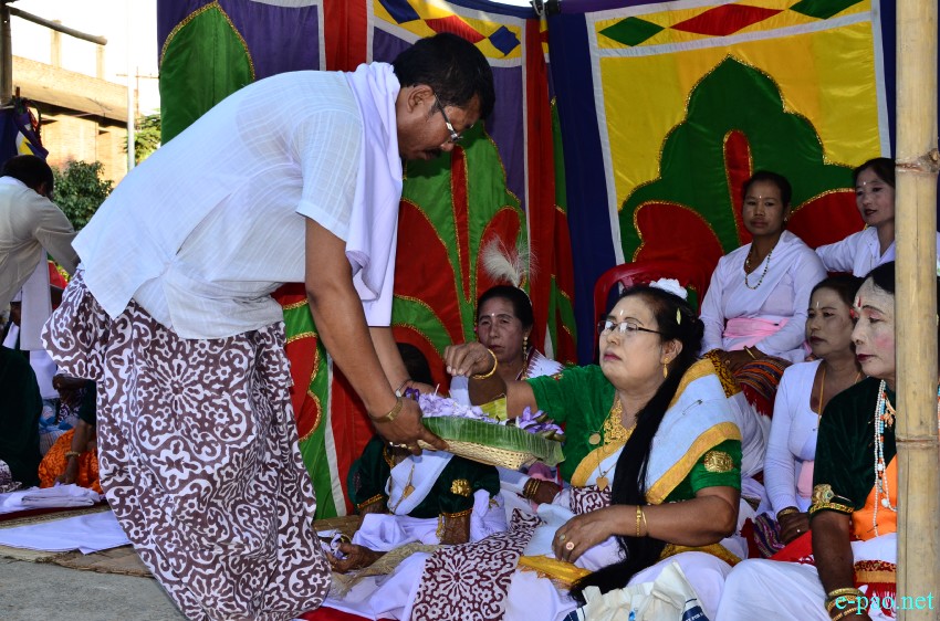 'Kwak Tanba' function as part of Mera Houchongba at Bamon Leikai, Imphal, Manipur :: October 03, 2014