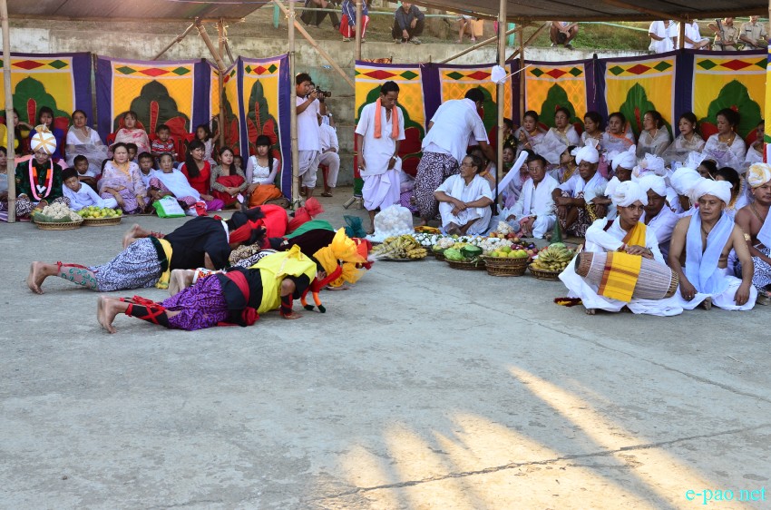'Kwak Tanba' function as part of Mera Houchongba at Bamon Leikai, Imphal, Manipur :: October 03, 2014