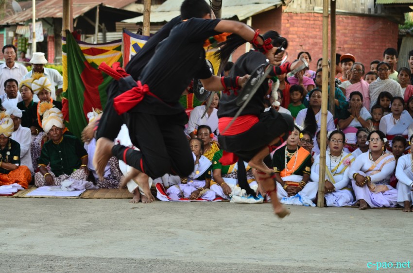 'Kwak Tanba' function as part of Mera Houchongba at Bamon Leikai, Imphal, Manipur :: October 03, 2014