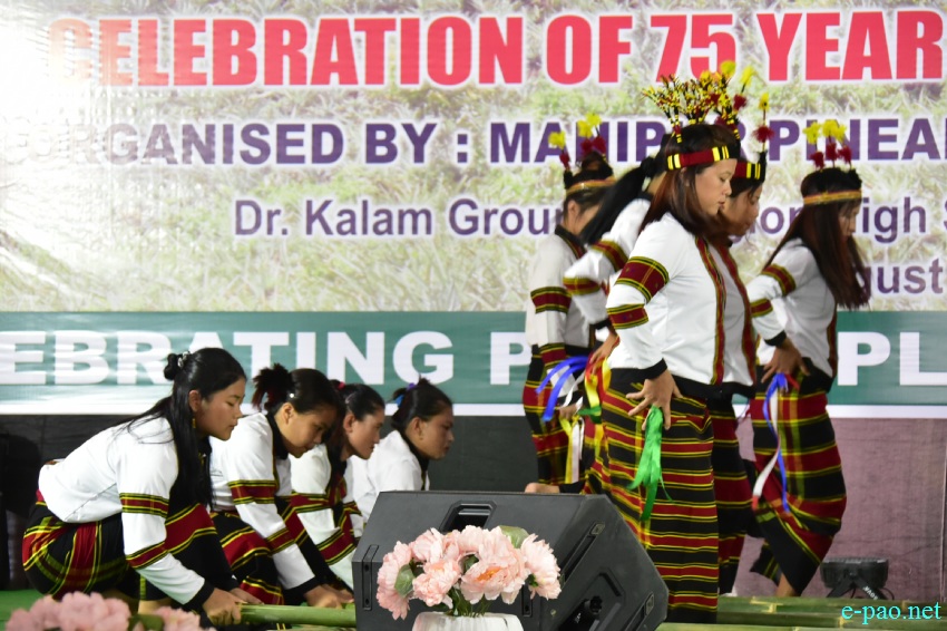 Cultural show at 15th State Level Manipur Pineapple Festival at Bunglon High School, Churachandpur :: 19th August 2022