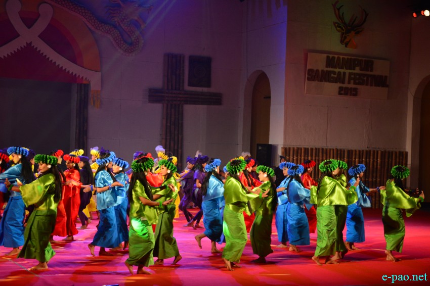 'Machu Taretki Mashek Mangaal' Choreography : Closing Ceremony Manipur Sangai Festival at BOAT :: Nov 30 2015