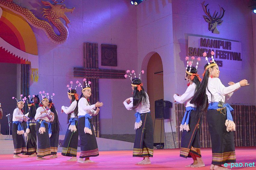 Day 5 :  Thadou Dance performance as part of Manipur Sangai Festival at BOAT :: November 25 2015