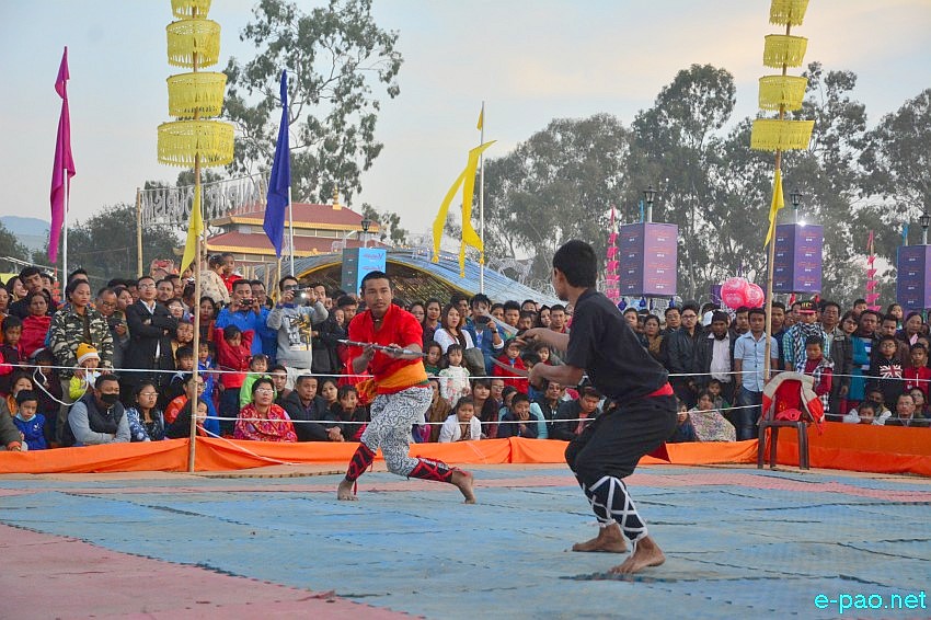 Day 9 : Thang - Ta performance as part of Manipur Sangai Festival at Hatta Kangjeibung  :: November 29 2015