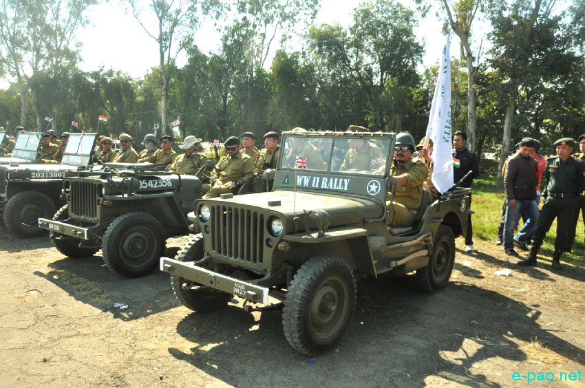 Day 7 : 'World War II Car Rally' at Manipur Sangai Festival at Koirengei Airfield :: November 27 2016