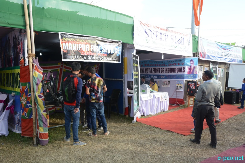 Day 9 : Stalls  at Manipur Sangai Festival at Hapta Kangjeibung :: November 29 2016