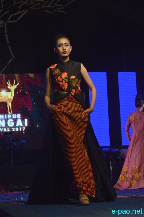 Day 10 : Fashion Show   at Manipur Sangai Festival at Lamboi Khongnangkhong  :: 30 November 2017