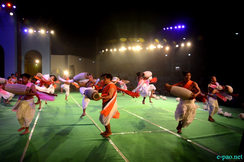 Day 5: Pung Chollom performance  at Manipur Sangai Festival at Hapta Kangjeibung :: 25 November 2017