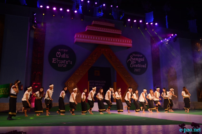 Day 7 : Pherzawl Artistes Dance performance    at Manipur Sangai Festival at Hapta Kangjeibung :: November 27 2017