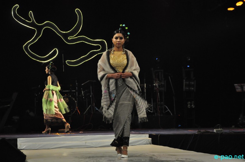 Fashion Show by Kumarjit Laishram at Lamboi Khongnangkhong  as part of Sangai Festival :: 30th November 2018