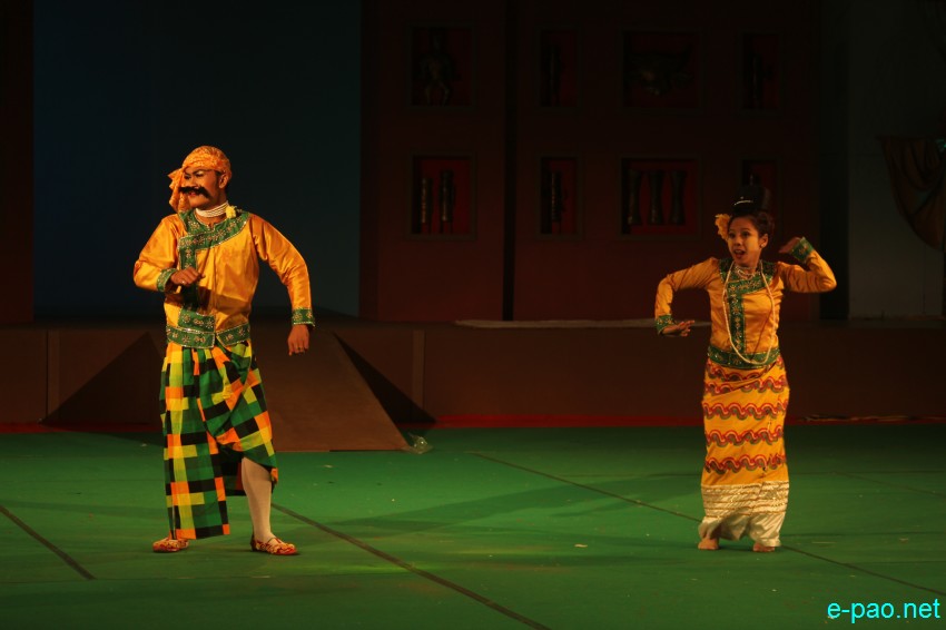 Day 2 : Dance by Artistes from Myanmar at  Manipur Sangai Festival at BOAT, Imphal :: November 22 2018