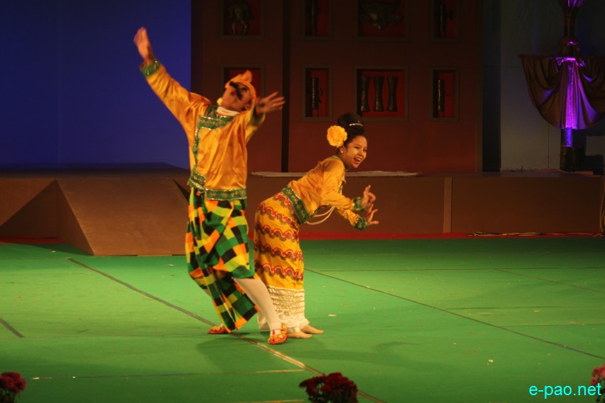 Day 2 : Dance by Artistes from Myanmar at  Manipur Sangai Festival at BOAT, Imphal :: November 22 2018