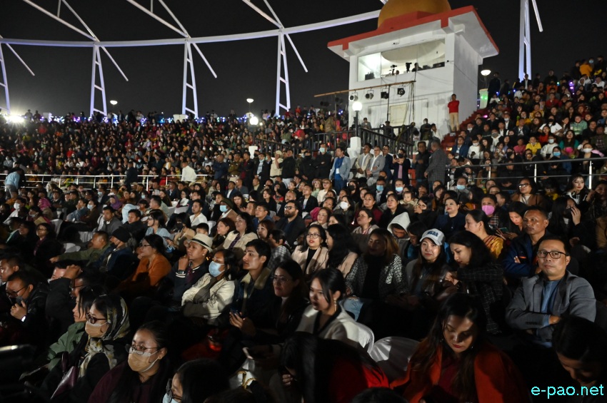 Day 10 : Manipur Sangai Festival 2022 -  Crowd gather at closing ceremony   at BOAT, Imphal :: 30 November 2022